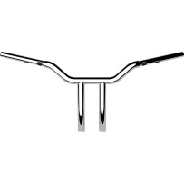 Manillar Kage Fighter de una pieza — Elevación 12" , Diámetro 1-1/4" , Ancho 32-1/2" , Cromado