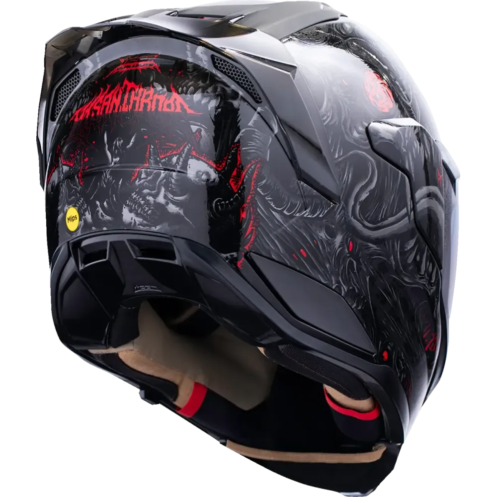 Ultraflite Misanthrope MIPS® Helmet — XS, Composite Fiberglass, Gloss Black