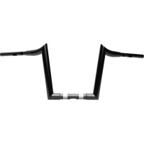 1-1/2" Grande Prime Ape Hanger Handlebar — 1-1/2" diameter, 12-1/4" rise, 37-1/2" width, 1-1/4" clamp, gloss black