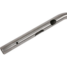 1" Handlebar — 25.4 mm (1") clamp, 4" rise, 32" width, 25° sweep, polished