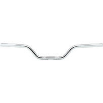 Manillar de alto rendimiento — 75 cm (29-1/2"), abrazadera 1", elevación 3-1/2", retroceso 2", cromo