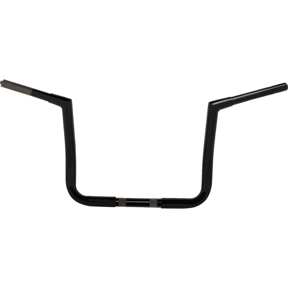 Pre-Wired Twin Peaks Handlebar — 33-1/2" width, 12" rise, 1" clamp, 1-1/4" bar, Black