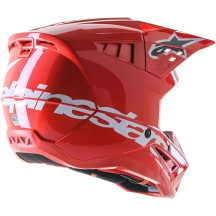 Supertech M5 Corp Helmet — 2XL, Red, Gloss