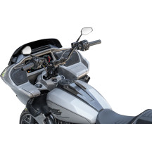 Moto Handlebar — 1" clamp, 30" width, 5" rise, Gloss Black