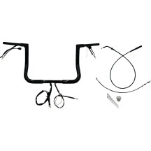 Manillar plano EZ de instalación 1-1/4" — abrazadera 25.4 mm (1"), negro