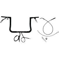 Manillar plano EZ de instalación 1-1/4" — abrazadera 25.4 mm (1"), negro