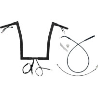 Manillar Flat Top EZ de 1-1/4" — altura 16", retroceso 8"