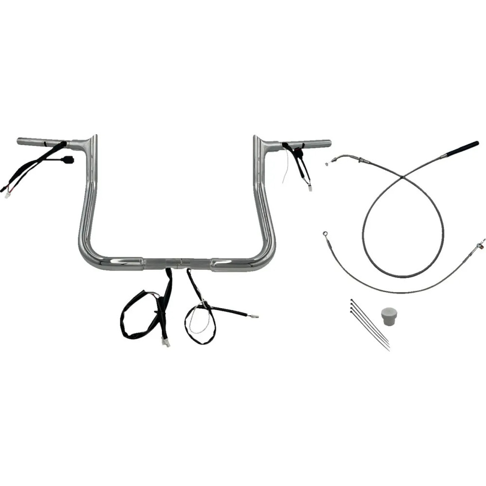 Manillar con punta de 1-1/4" EZ Install — abrazadera 1", cromado