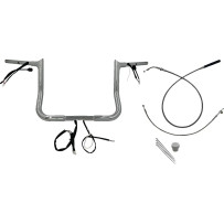 Manillar EZ Install punta superior 1-1/4" — diámetro 1-1/4", ancho central 15-1/2", elevación 12"