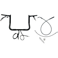 Manillar puntiagudo de instalación EZ 1-1/4" — diámetro 1-1/4", abrazadera 1", elevación 12"