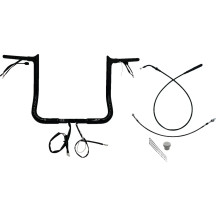 Manillar 1-1/4" de instalación EZ con parte superior puntiaguda — diámetro 1-1/4" (32 mm), abrazadera 1" (25,4 mm), ancho centra