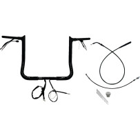 Manillar 1-1/4" de instalación EZ con parte superior puntiaguda — diámetro 1-1/4" (32 mm), abrazadera 1" (25,4 mm), ancho centra