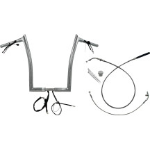 Manillar 1-1/4" EZ de punta superior — 1-1/4" (32 mm) de sujeción, 35" (89 cm) de ancho, cromo