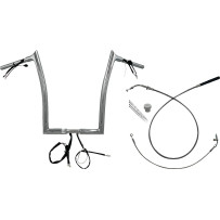 Manillar 1-1/4" EZ de punta superior — 1-1/4" (32 mm) de sujeción, 35" (89 cm) de ancho, cromo