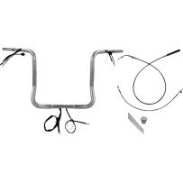 Manillar redondo superior EZ Install 1-1/4" — 32 mm (1-1/4"), abrazadera 25,4 mm (1"), alzada 16", ancho 36"