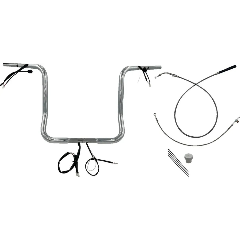 Manillar redondo superior EZ Install 1-1/4" — 32 mm (1-1/4"), abrazadera 25,4 mm (1"), alzada 16", ancho 36"