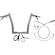 1-1/2" EZ Install Pointed Top Handlebar — 1-1/2" diameter, 1-1/4" clamp