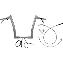 1-1/2" EZ Install Pointed Top Handlebar — 1-1/2" diameter, 1-1/4" clamp