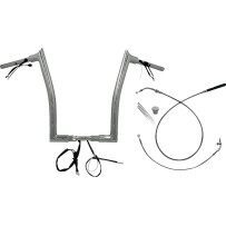 1-1/2" EZ Install Pointed Top Handlebar — Diameter 38 mm (1-1/2"), Rise 16"