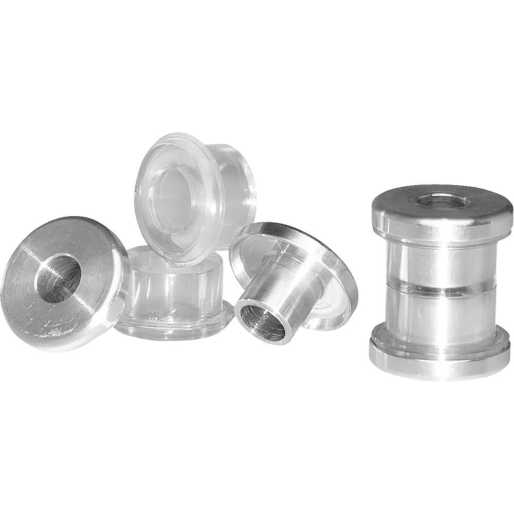 Gooden Tight™ Handlebar Riser Bushing Kit for Harley-Davidson — 4-pack, Silver