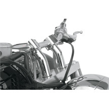 Kickback Handlebar Risers — 4 in rise, 1-1/2 in pullback, 1 in clamp