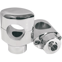 Springer Handlebar Riser Kit — 38.1 mm (1-1/2"), 32 mm (1-1/4"), Chrome