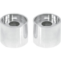 Handlebar Riser Extensions — Clamp and rise 25.4 mm (1"), Chrome