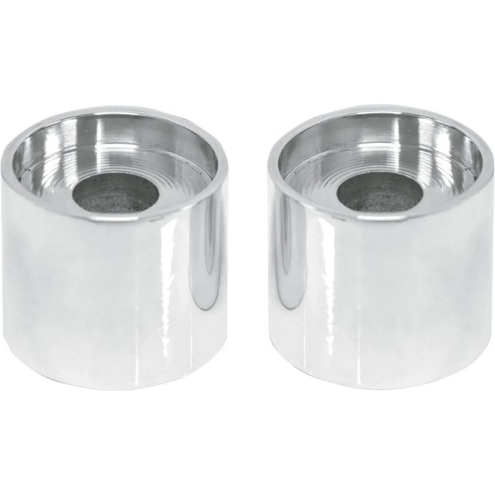 Extensiones de elevador de manillar — 25.4 mm (1") de elevación, abrazadera 32 mm (1-1/4"), cromo