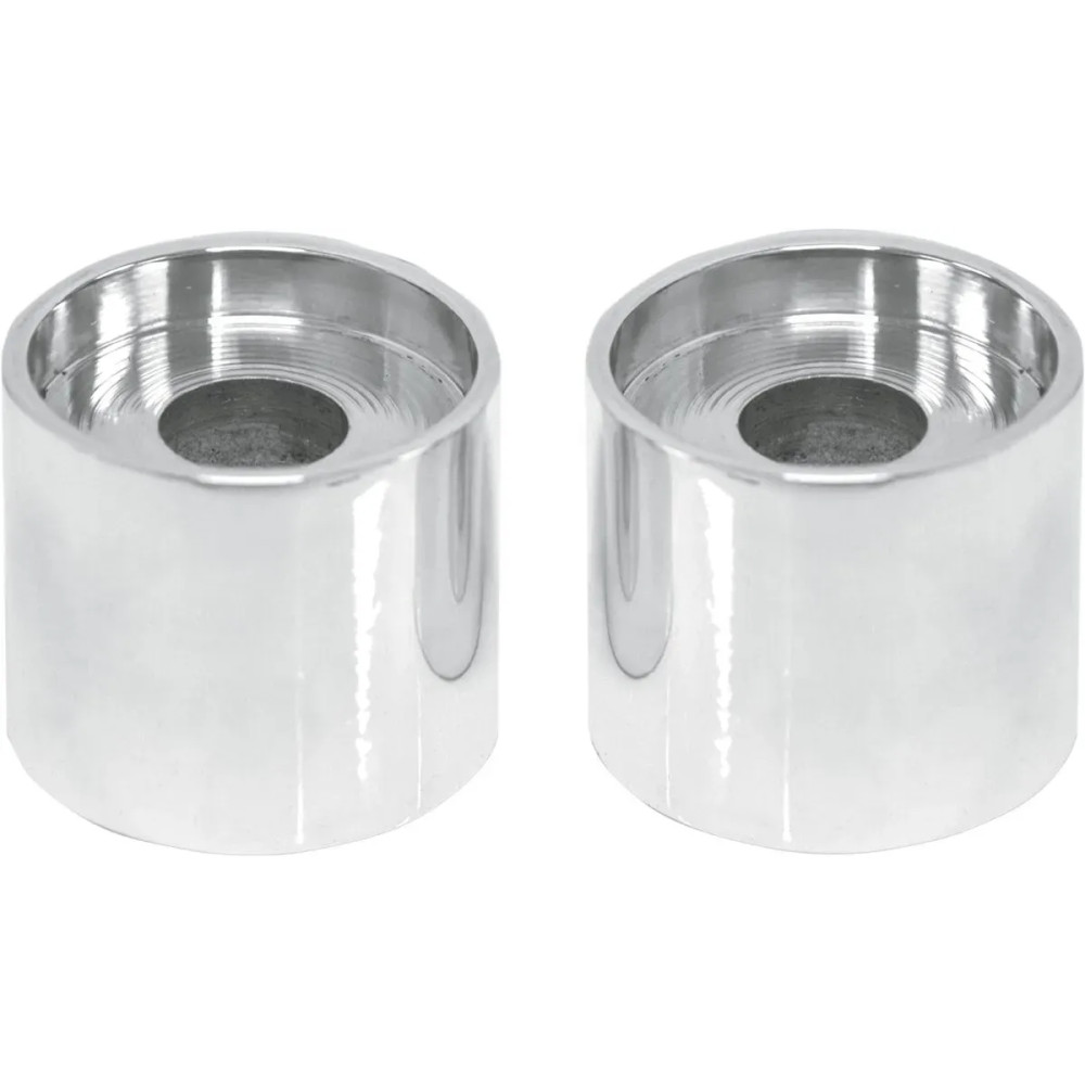 Handlebar Riser Extensions — 25.4 mm (1") rise, 32 mm (1-1/4") clamp, Chrome