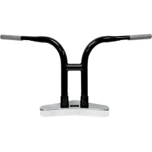 Handlebar Riser Extensions — Rise 38.1 mm (1-1/2"), clamp 25.4 mm (1"), Black