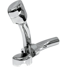 Hefty Smooth Handlebar Risers for 1-1/4" Handlebars — 5-1/2" rise, Chrome