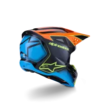 SM3 Fray Helmet — Size L, Black/Orange/Yellow