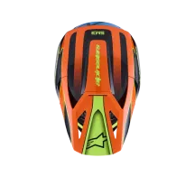 SM3 Fray Helmet — Size L, Black/Orange/Yellow