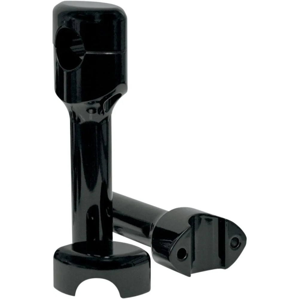 Hefty Smooth Handlebar Risers for 1-1/4" Handlebars — 32 mm (1-1/4"), 15 cm (6"), Black
