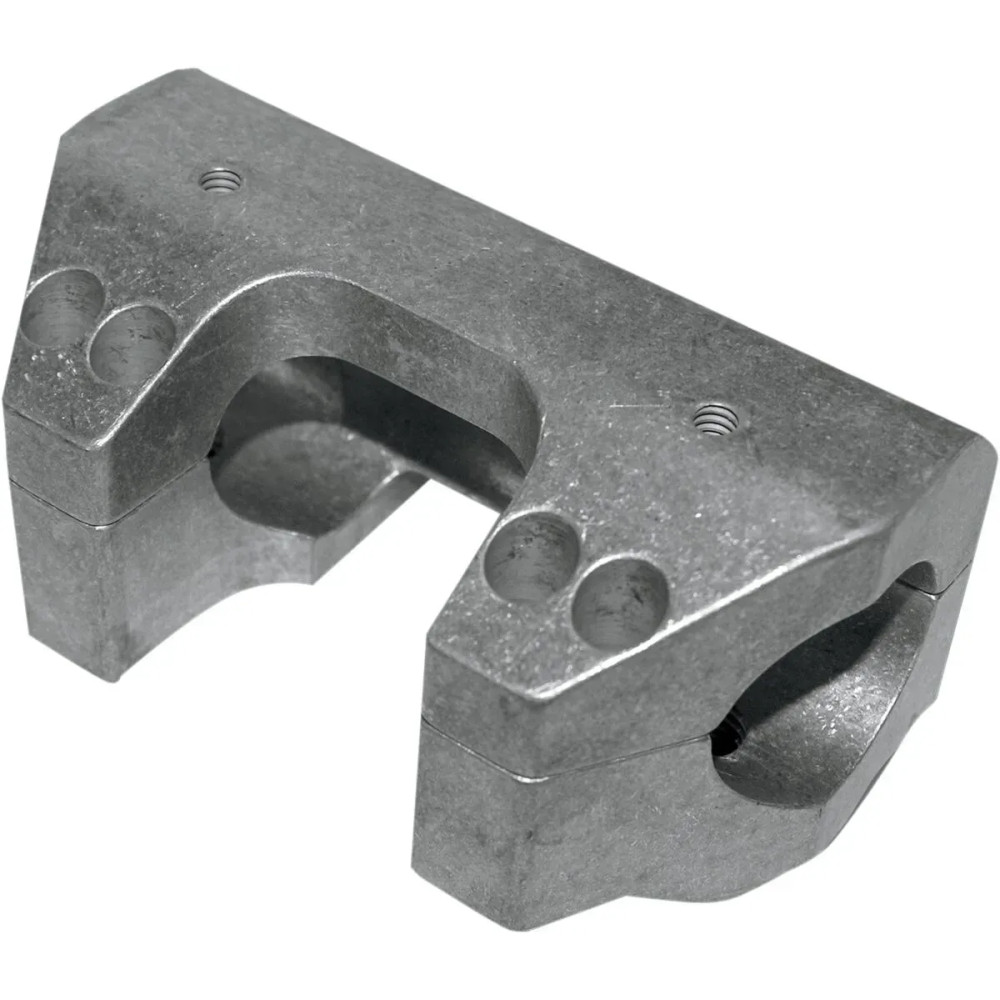 Handlebar Clamp Set — 25.4 mm (1") clamping diameter, raw finish