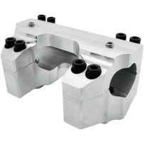 Handlebar Clamp Set — 32 mm (1-1/4") clamping diameter, raw finish
