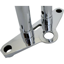 Handlebar Riser Extensions — Rise 25.4 mm, 38 mm clamping diameter, Chrome