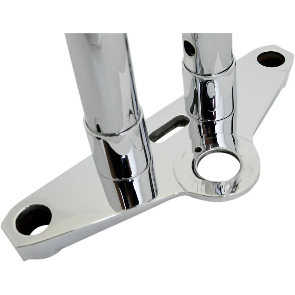 Handlebar Riser Extensions — Rise 38.1 mm (1-1/2") , Clamping diameter 38 mm (1-1/2"), Chrome
