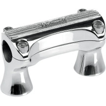 2" Thunder Handlebar Risers — 1" clamp, polished
