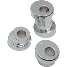 Angled Handlebar Riser Bushing Kit — 10° Chrome