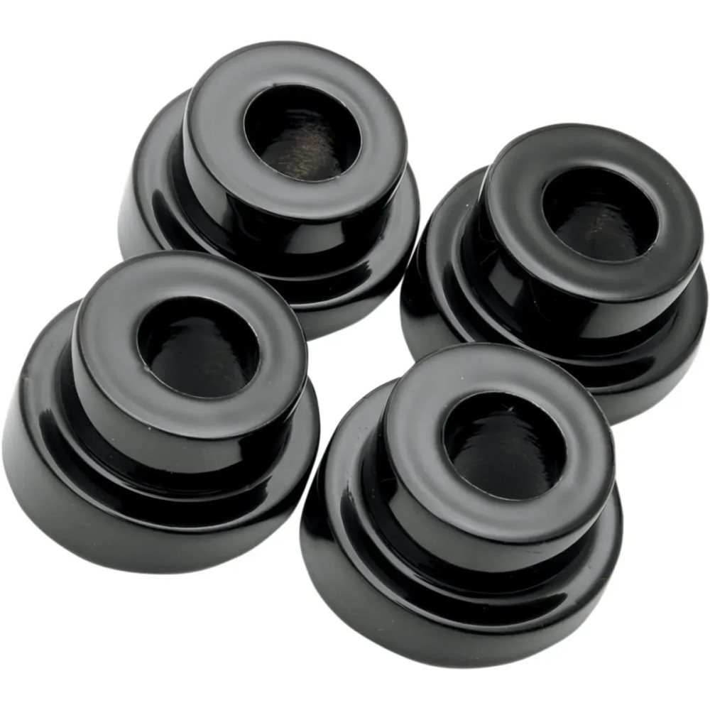 Angled Handlebar Riser Bushing Kit — 10°, Black