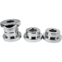 Solid Handlebar Riser Bushing — Chrome, Aluminum