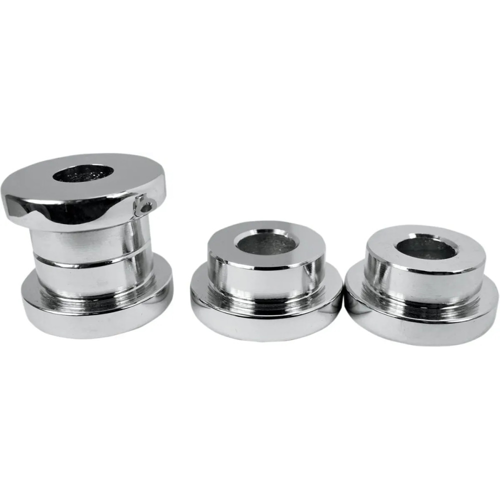 Solid Handlebar Riser Bushing — Chrome, Aluminum