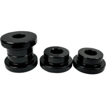 Solid Handlebar Riser Bushing — Black, Aluminum