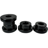 Solid Handlebar Riser Bushing — Black, Aluminum