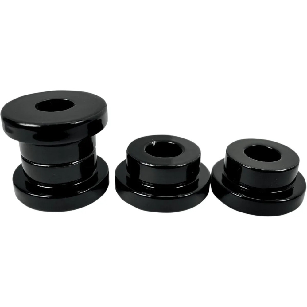 Solid Handlebar Riser Bushing — Black, Aluminum