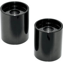 Handlebar Riser Extensions — 38 mm clamping diameter, 38.1 mm rise, Black Gloss