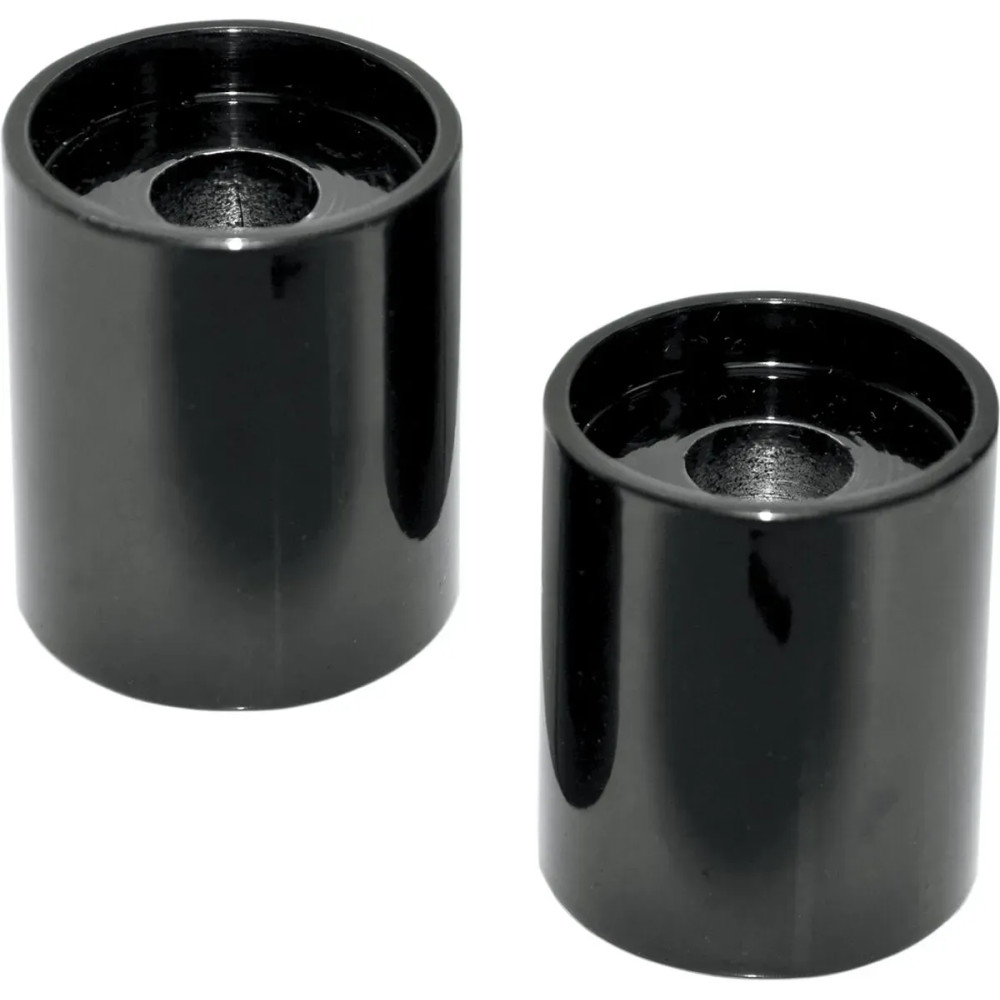 Handlebar Riser Extensions — 38 mm clamping diameter, 38.1 mm rise, Black Gloss