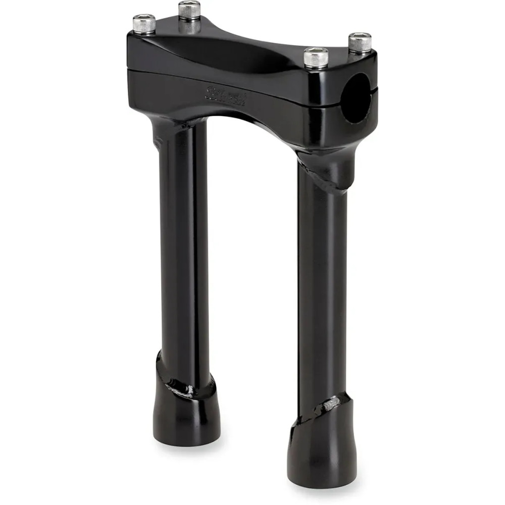 Murdock Handlebar Risers — 1" clamp, 8" rise, Black