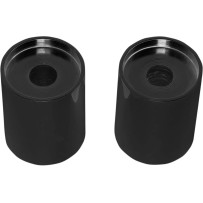 Handlebar Riser Extensions — 50.8 mm (2") rise, 38 mm (1-1/2") clamp, Black Gloss
